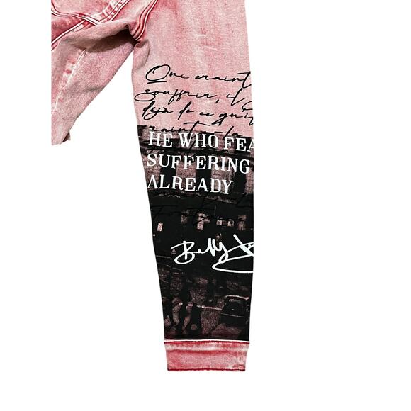 Si tu veux red men’s jeans jacket medium - Picture 4 of 5